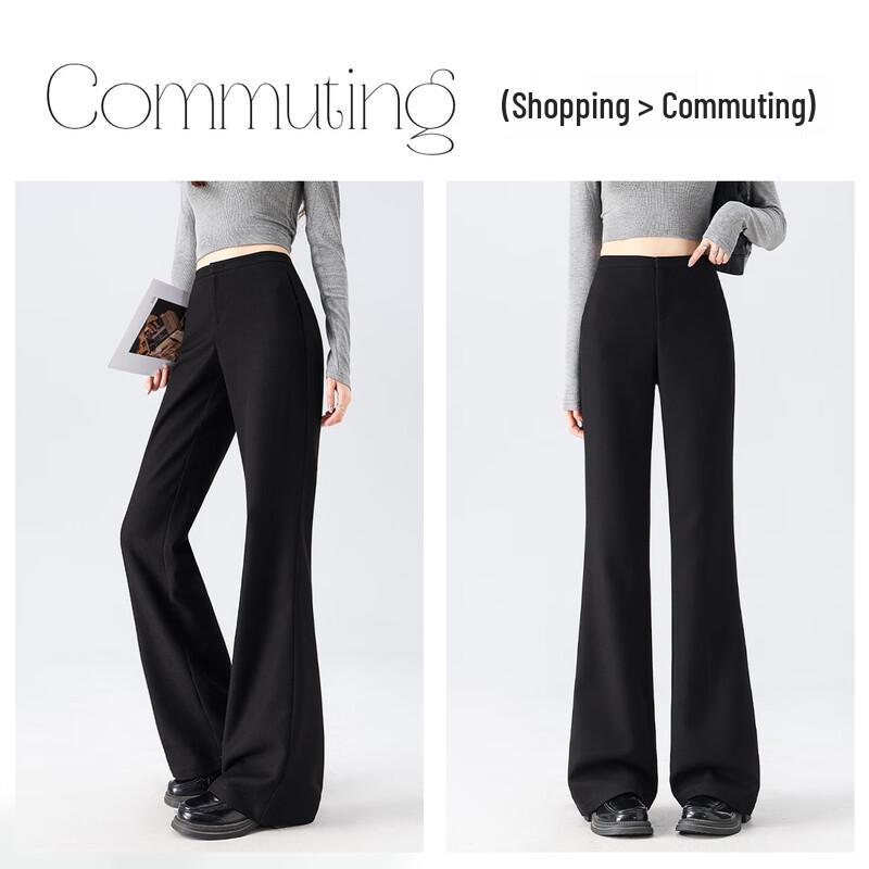 Women's High-Waist Slimming Flared Trousers