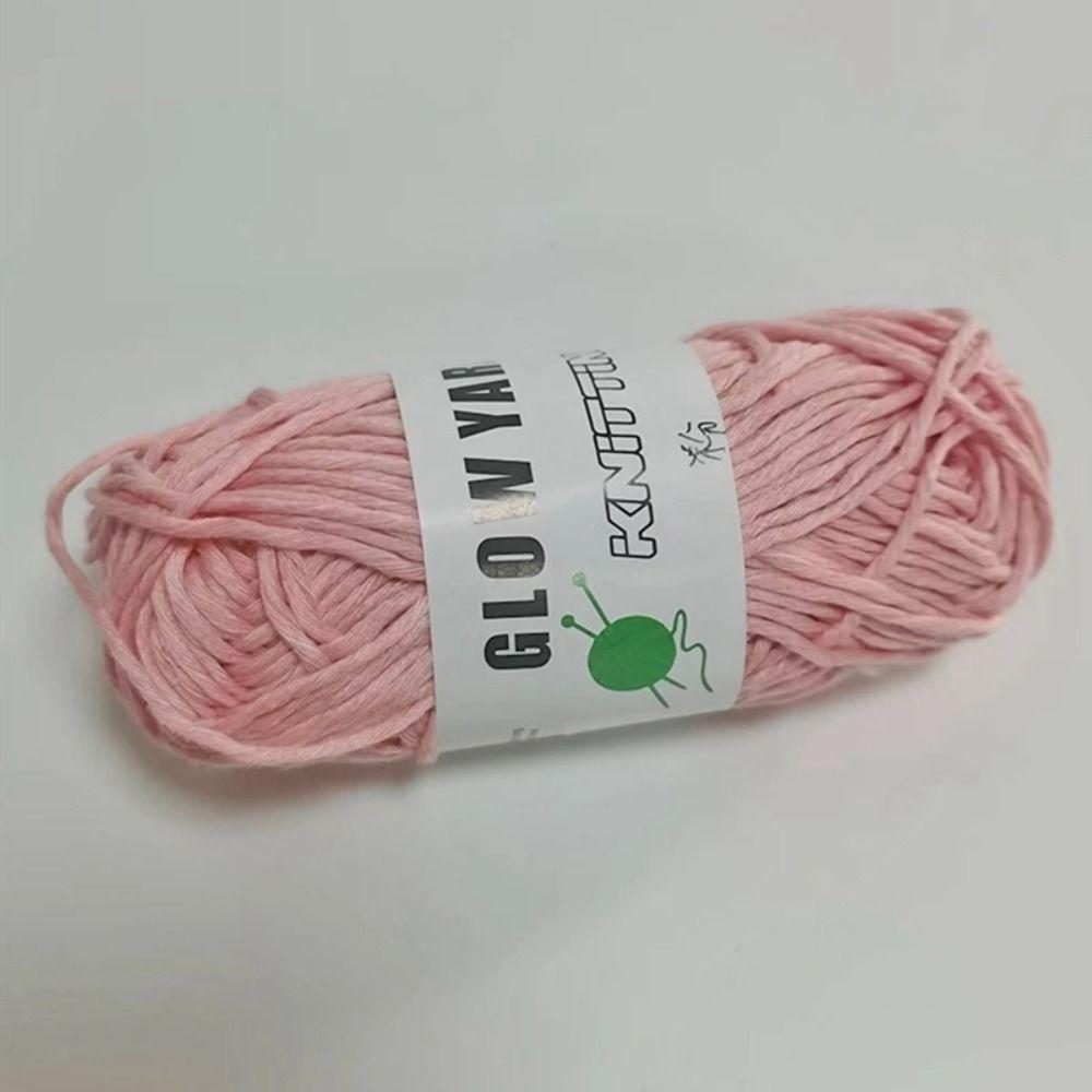 50g/roll Thread Glowing Yarn Glow In The Dark Knitted Yarn Skin-friendy Luminous Chunky Yarn  Sewing