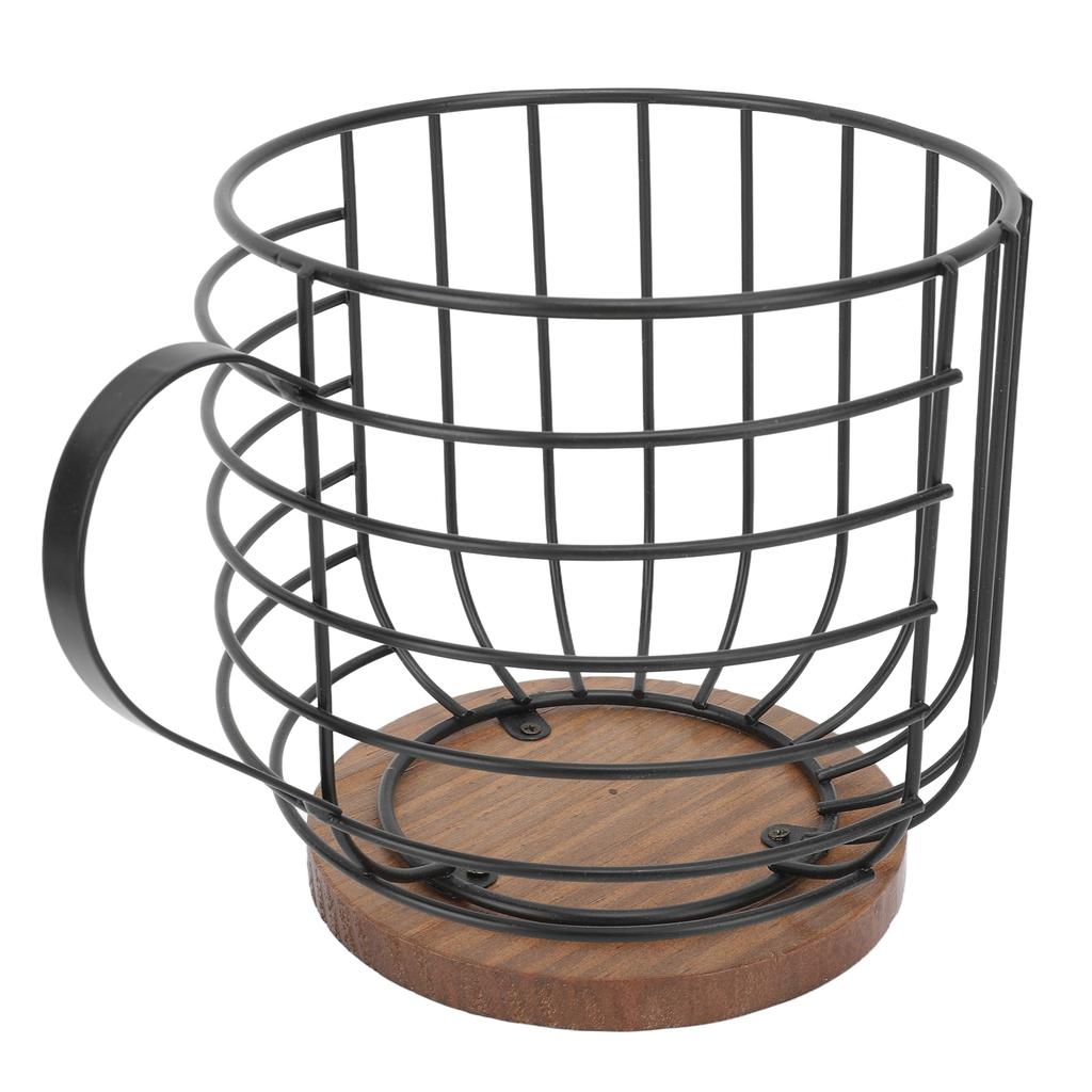 Mug Shape Coffee Pod Holder Coffee Capsule Storage Basket for Counter Coffee Bar Tabletop Kitchen Living Room