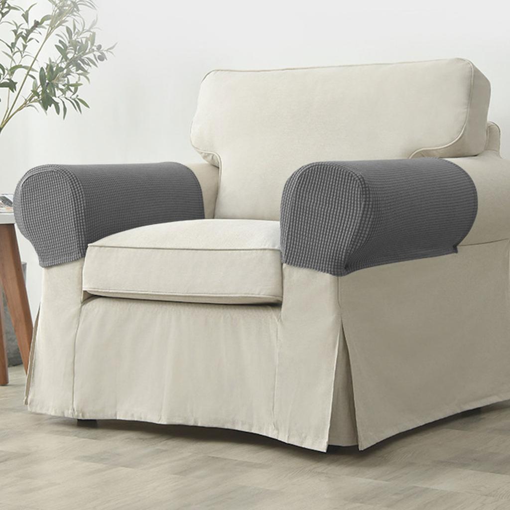 Stretch Sofa Armrest Cover Chair Arm Covers Protectors Pack of 2 Comfortable Sofa Armrest Slipcovers Armchair Covers
