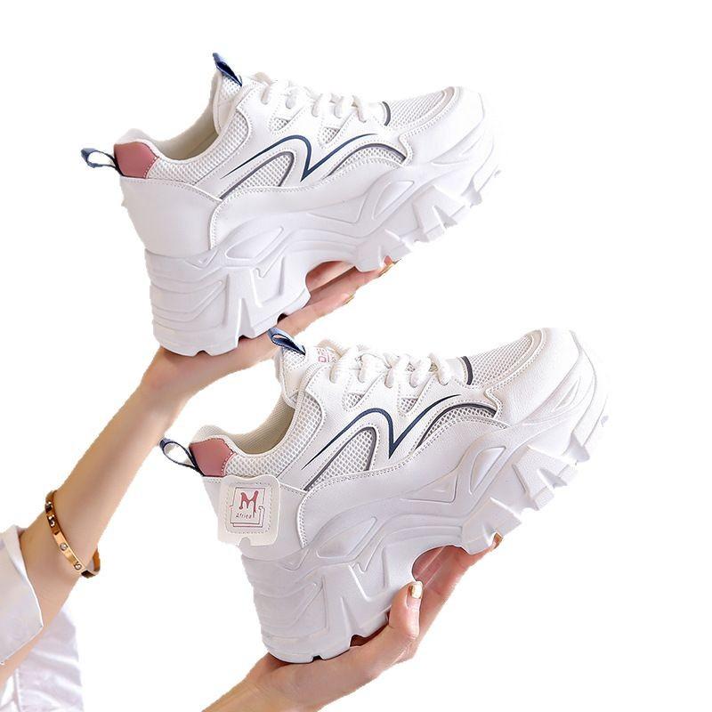 Thick-soled new height-increasing shoes, children's summer thin breathable short man, thin and tall dad shoes