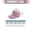 Childrens Adjustable Baseball Hat Glittering Heart Pattern Soft Polyester Fabric For Outdoor Activity And School