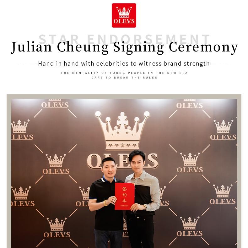 OLEVS Markenuhren Neue Quarzuhr Weibliche Minderheit Hohes Erscheinungsbild Damenuhr Damenuhr