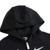 Nike Sweatshirt Loose Solid Color Stylish Versatile Comfortable Kids Tops Black N32442174GS-002