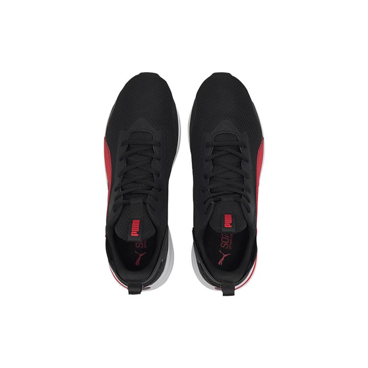 Puma Softride Rift Black High Risk Red Men Sneakers 193733-02