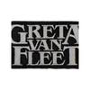 Greta Van Fleet Woven Logo Iron On Patch