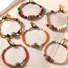 Women's Tibetan Ethnic Style Bracelet - Simple, Versatile, Retro, Personalized Nepal Bead Woven Accessory.