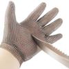 1Pc Cut Resistant Gloves A9 Protection Level Stainless Steel Safety Anti Cutting Gloves Adjustable Wrist Strap Gloves for Butcher Fishing Oyster