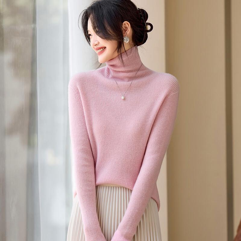 Women's 100% Cashmere Turtleneck Sweater