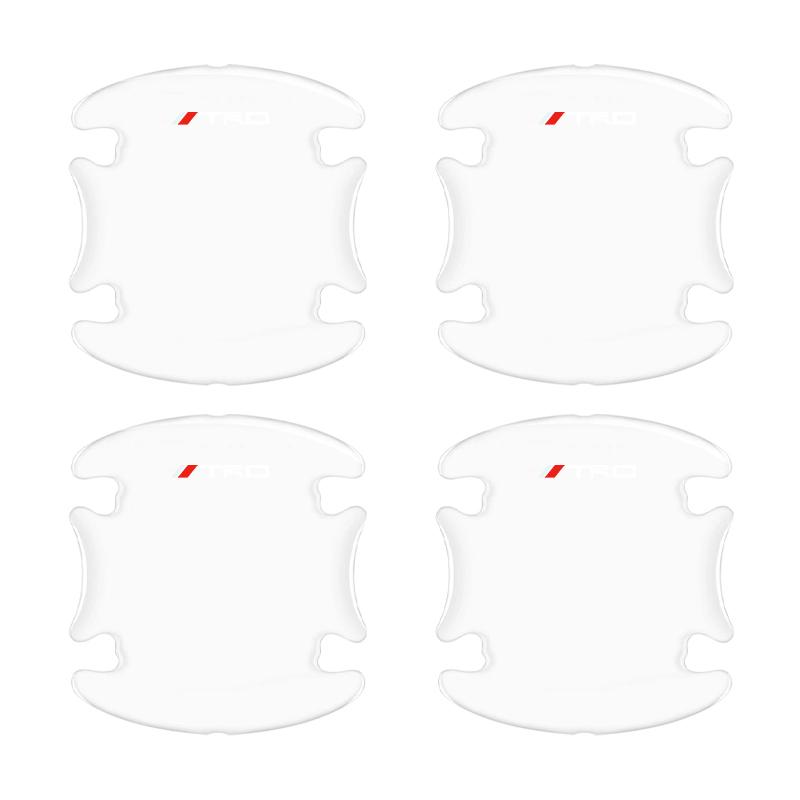 Car Body Anti-Collision Protection Strip Auto Door Handle Bowl Anti-Scratch Sticker for Toyota TRD GR Camry Corolla Crown Auris C-HR