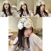 Stylish Japanese Handcrafted Crochet Beanie Spring And Summer Floral Hat For Women
