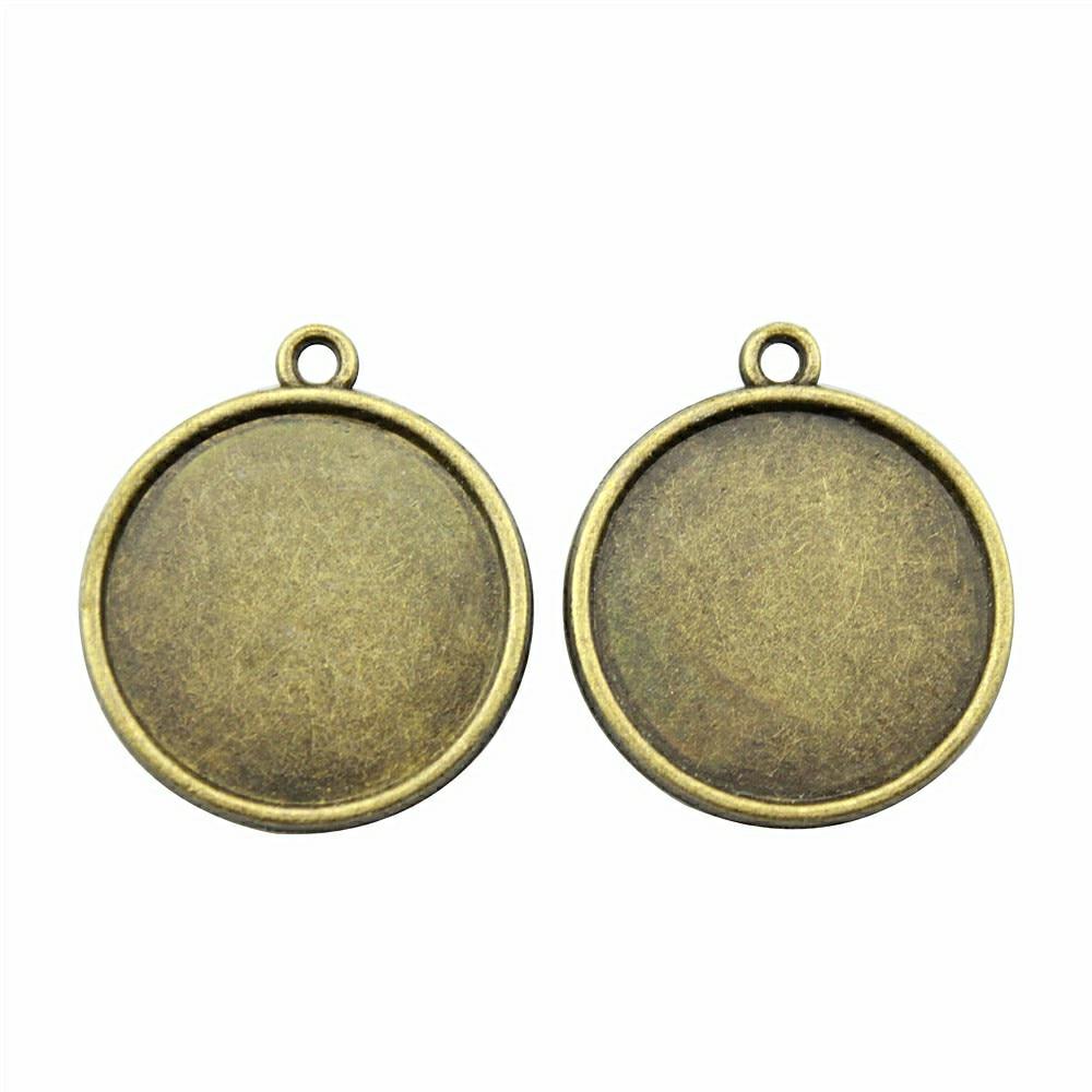 

8 шт., кабошон, камея, основание, аксессуары, ювелирные изделия, внутренний размер 20 мм, круглые кабошоны из смолы с плоской задней частью F1007