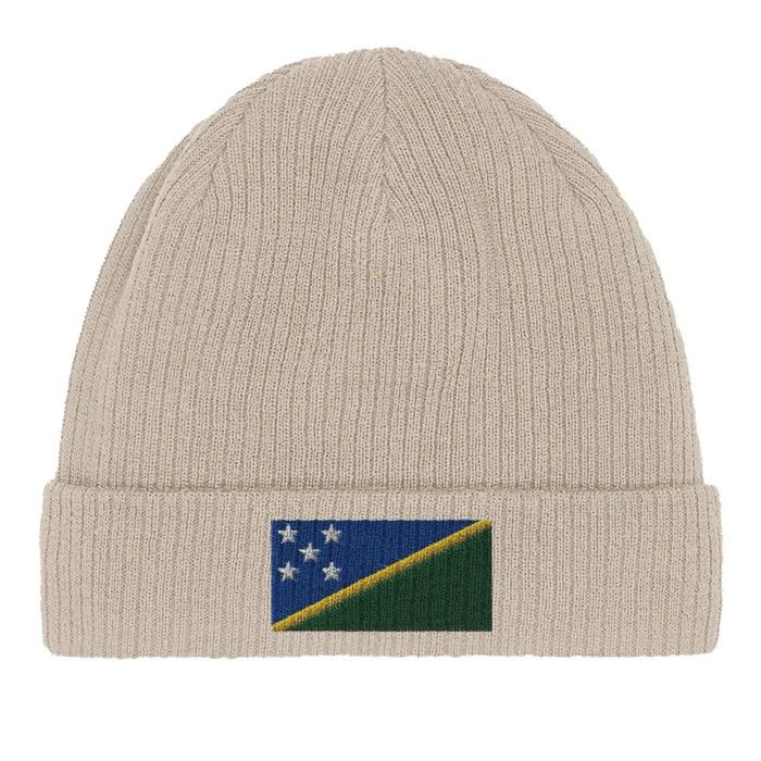Bonnet Drapeau Salomon en Beige