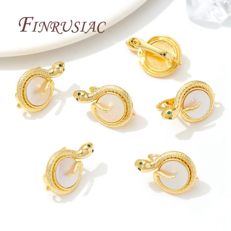 18K Echtgold Plated Zirkonia Inlaid Schlangenohrringe Haken Verschlüsse,Zubehör Für Ohrringe,Ohrhaken Ohrbügel Verschluss Für Ohrringe