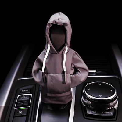 Gear Stick Hoodie Mini Hoodie Shift Knob Cover Breathable Car Gear Shift Hoodie Automotive Interior Cute Gadgets For Car SUV