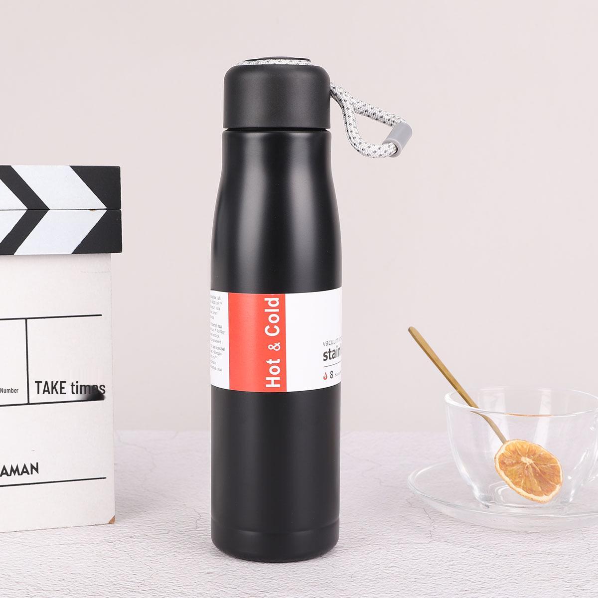 

Large Capacity 304 Stainless Steel Knight Thermos with Lanyard - Outdoor Sports & Mountaineering Water Bottle Gift 400ml