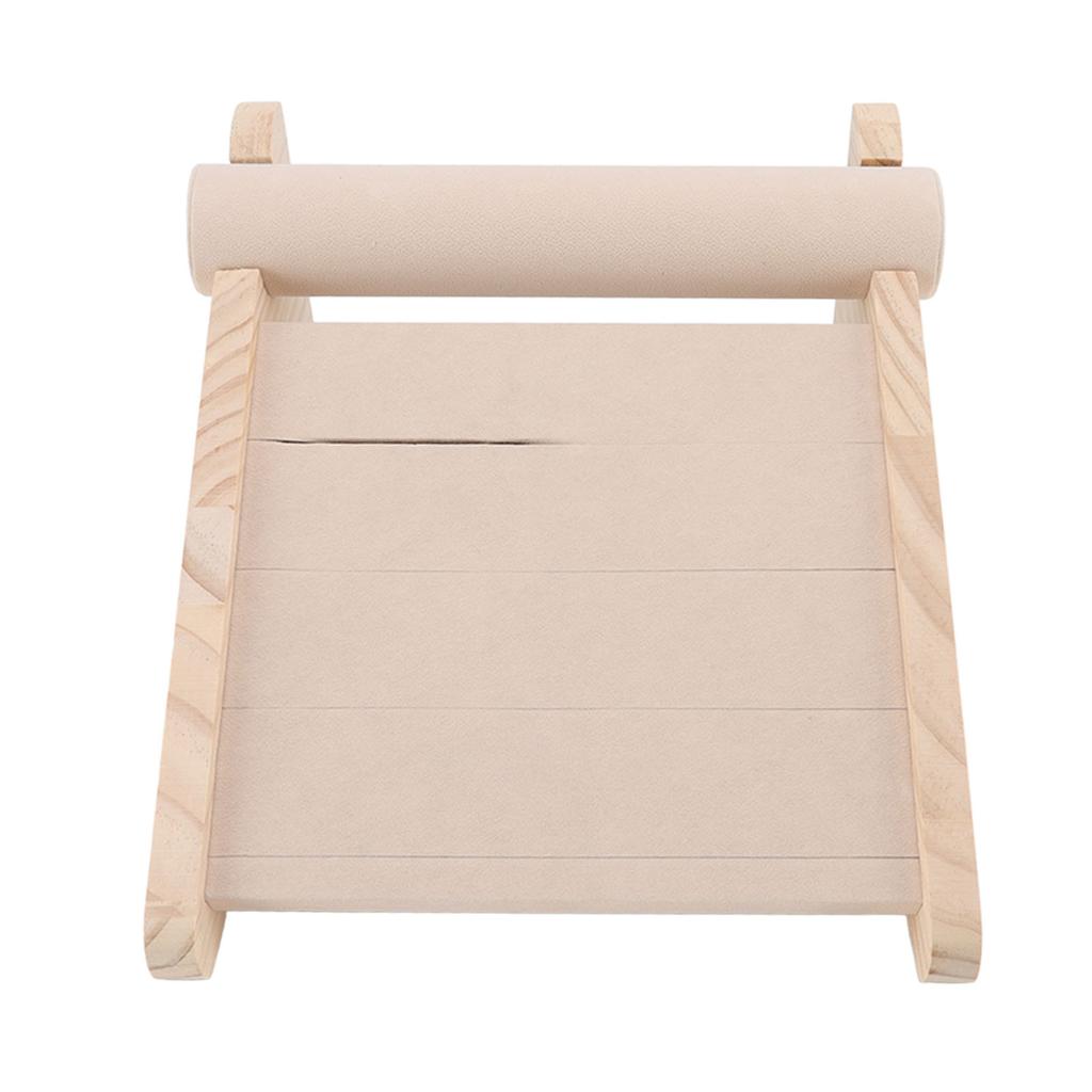 Bracelet Holder Orderly Storage Large Capacity Wood Jewelry Display Stand for Home Jewelry Retail Stores