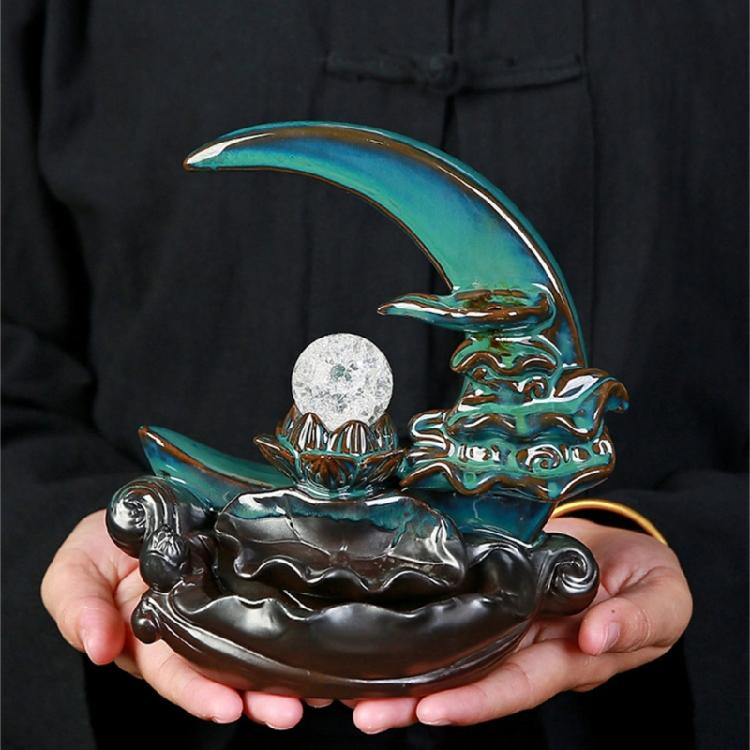 Waterfall Incenses Holder Backflow Ceramic Incenses Burners Porcelains Censer Incenses Stick Stand