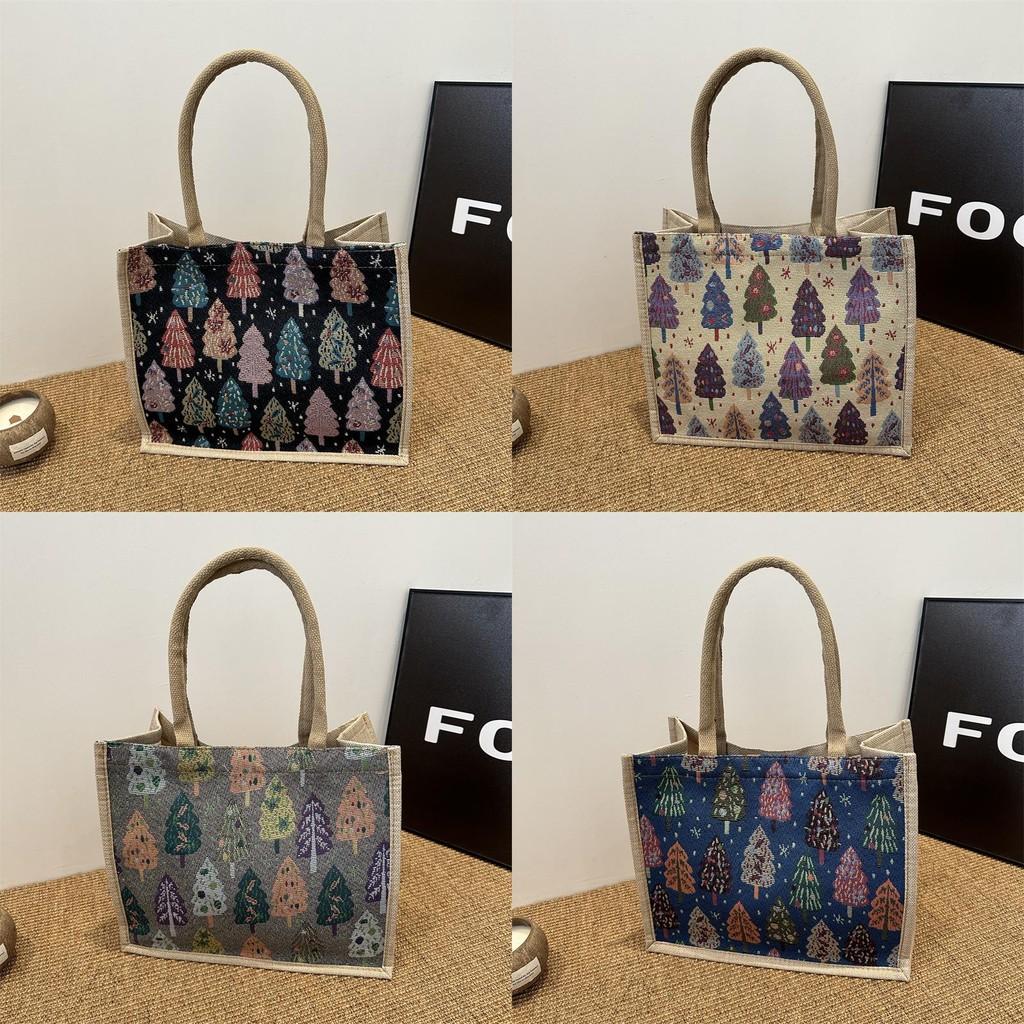 Chic Vintage Tote Bag For Women With Spacious Interior In Trendy Spring Colors