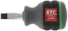 Kyoto Tool Resin Handle Stubby Flathead D1MS6 (KTC) Screwdriver, 6mm,