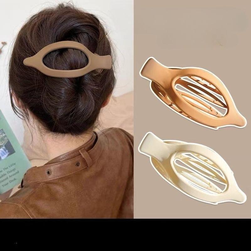 Suede Finish Hair Clip Large Swallow Clip Design Strong Hold for Wet Dry Hair Updo Shower Use Minimalist Hairpin