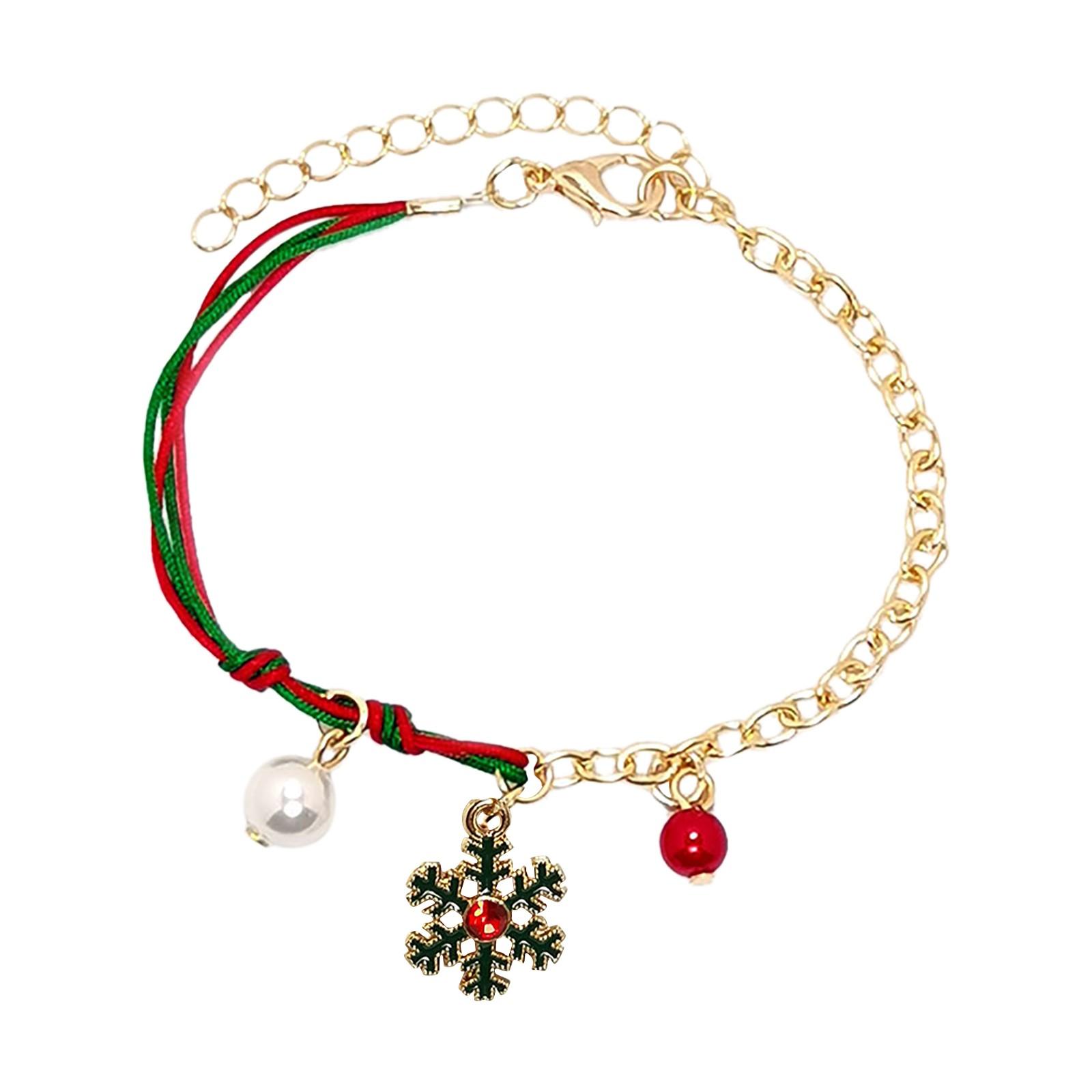 

Рождественские украшения Рождественская елка Браслет с подвеской из пиломатериалов Рождественские украшения