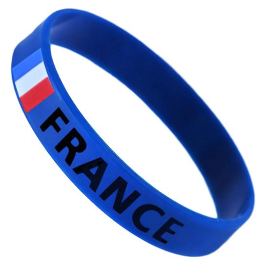 Soccer Silicone Bracelet, National Flags Adjustable Wristbands with Snap Buckle for Sports Events, Soccer Party Supplies