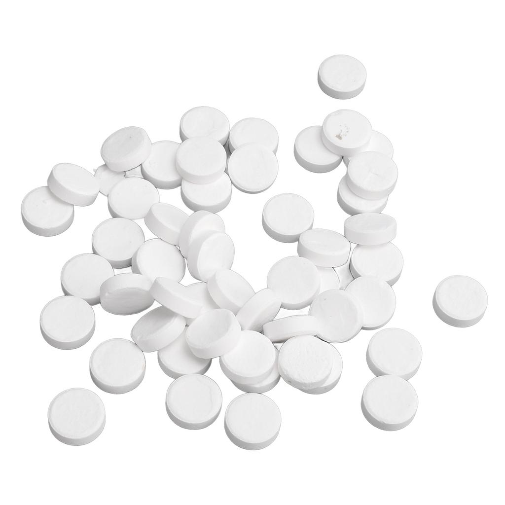 50Pcs Pool Cleaning Tablets Ultra Cleaning Pool Chlorine Tablets for Hot Tubs Spas Sinks 2g