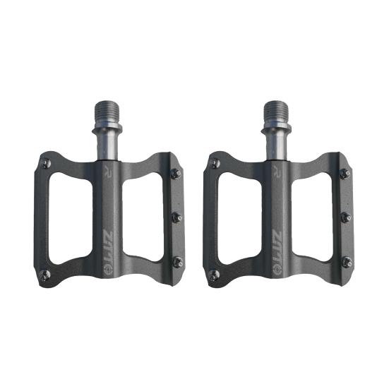 ZTTO 1 Paar universelle bunte Fahrradpedale, flache Fahrradplattform aus Aluminiumlegierung für zusammenklappbare Mountainbikes