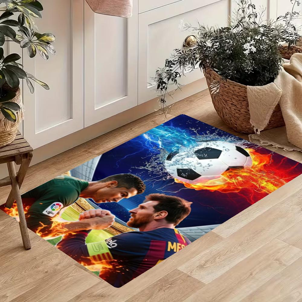 Cristiano Ronaldo Kitchen Floor Mat Long Strip Mat Antislip Machine Washable Suitable For Bathrooms Laundries Home Decoration Carpets