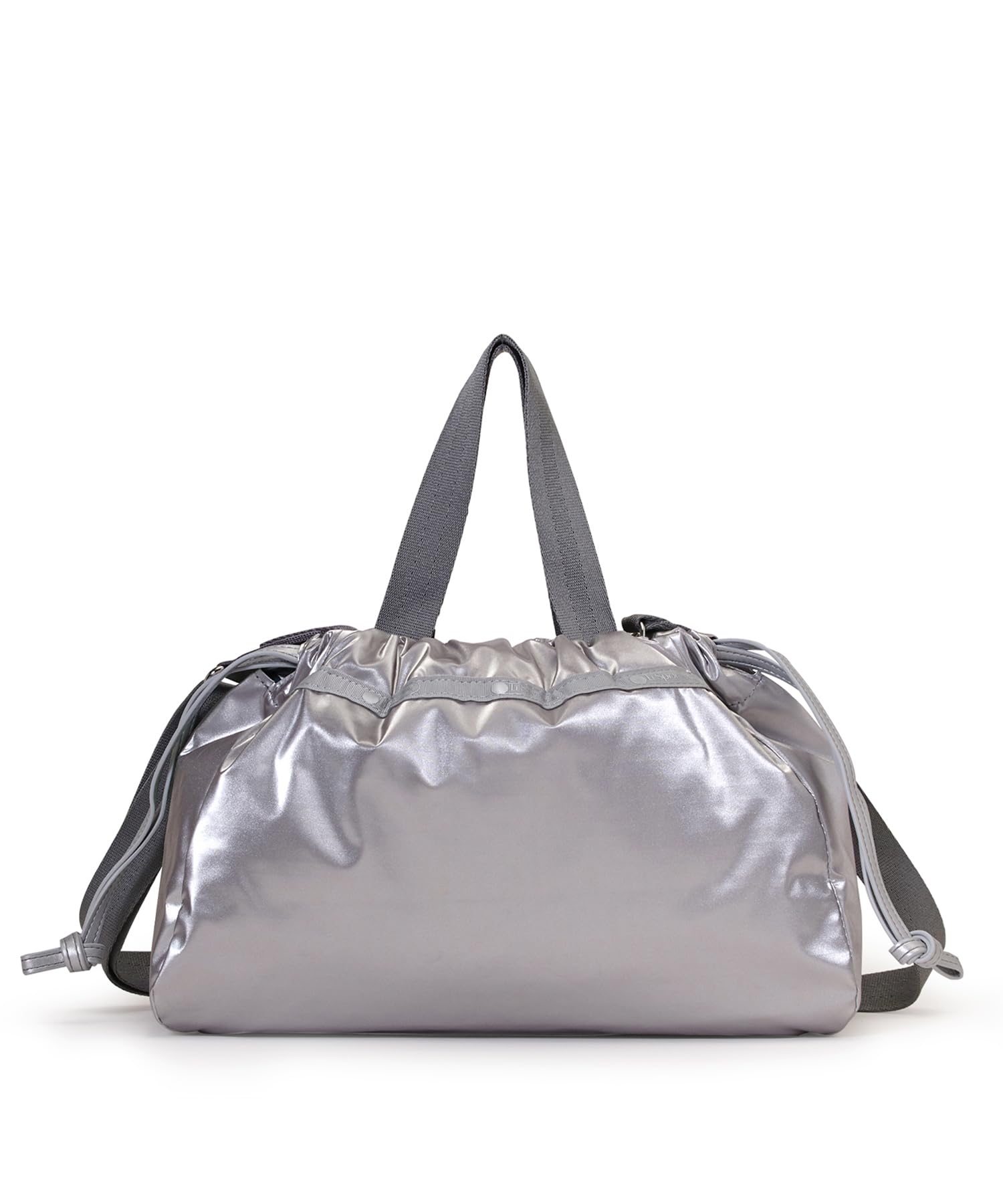 CITY DRAWSTRING BAG Silver E/W /1084/Uptown Shine/Silver