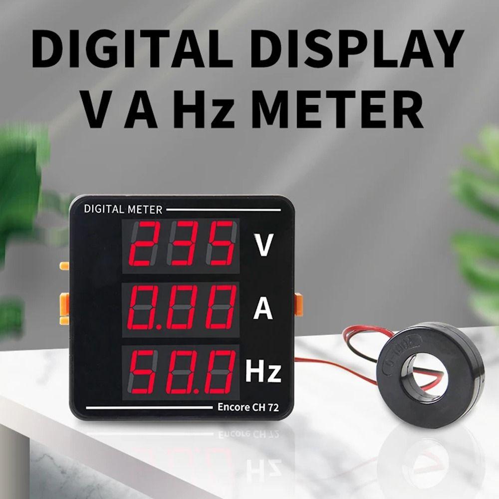 High Performances 3 in 1 Voltage Digital Meter LED Digital Display Combination Current Tester  Home