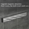Kitchen Utensils Storage Rack 304 Stainless Steel Magnetic Knife Holders Magnet Non-punching Kitchen Rack Magnet