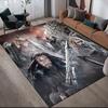 Hobbit Characters Anti-Slip Floor Mat, Rectangular Carpet for Home Living Room Decor