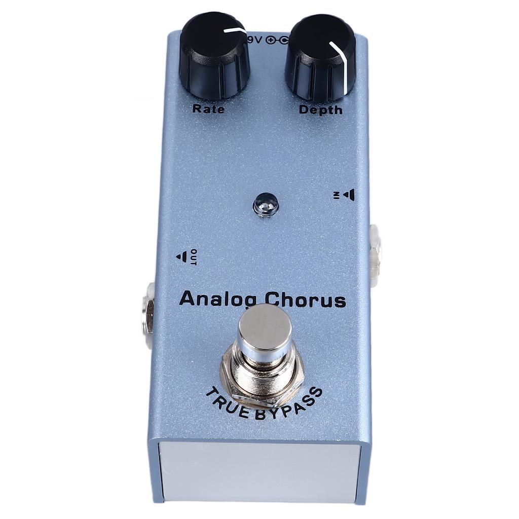Electric Guitar Effect Pedal Single Type Accurate Adjustment Aluminum Alloy Portable Mini Effect Pedal Analog Chorus(07)
