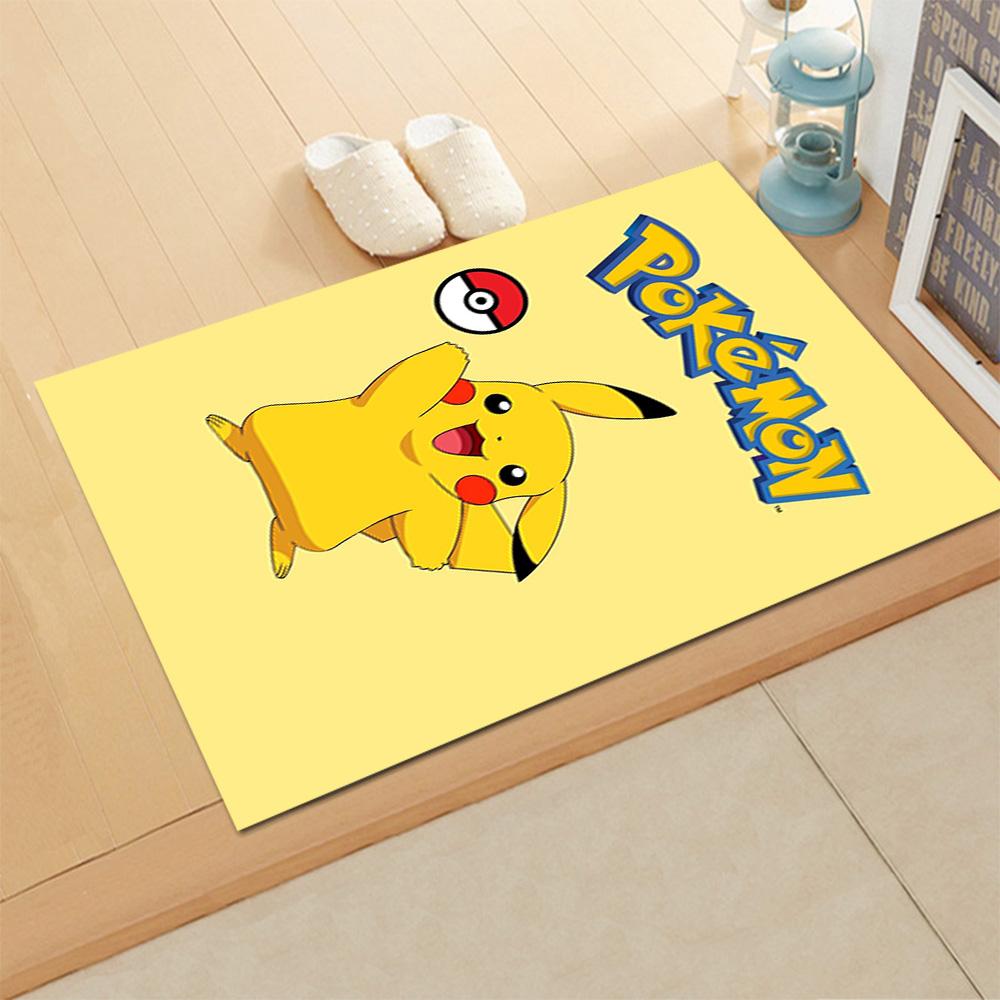 Pikachu Adventure Begins rug for living rooms, bedrooms, home décor, and as gifts.
