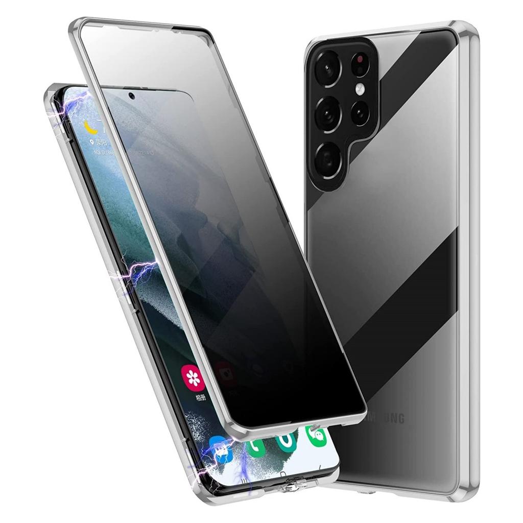 Suitable for Samsung S25 Ultra Mobile Phone Case  Magneto 23plus Metal Magnetic Double Sided Glass Sheath