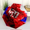 football club Print Automatic Open Close Umbrella, Portable Foldable Umbrella, for Outdoor Commute Camping Trip, Ideal Birthday Gift