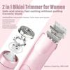 Trimmer for Women Electric Razors for Women, Double Head Dual Purpose Hair Trimmer Women Ipx7 Waterproof Wet & Dry Use,Womens Electric Shaver for Legs