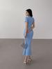 Royal Style Knitted Fishtail Dress: Women's Slim Polo, Short-Sleeve, Autumn/Summer
