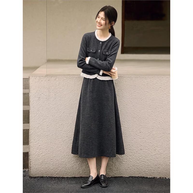 Xinfeiyu French Style Knit Two-Piece Set