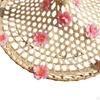 Bamboo Braided Hat Funny Party Handicraft Painting Sunhat Weaved Hard Drawing Oriental