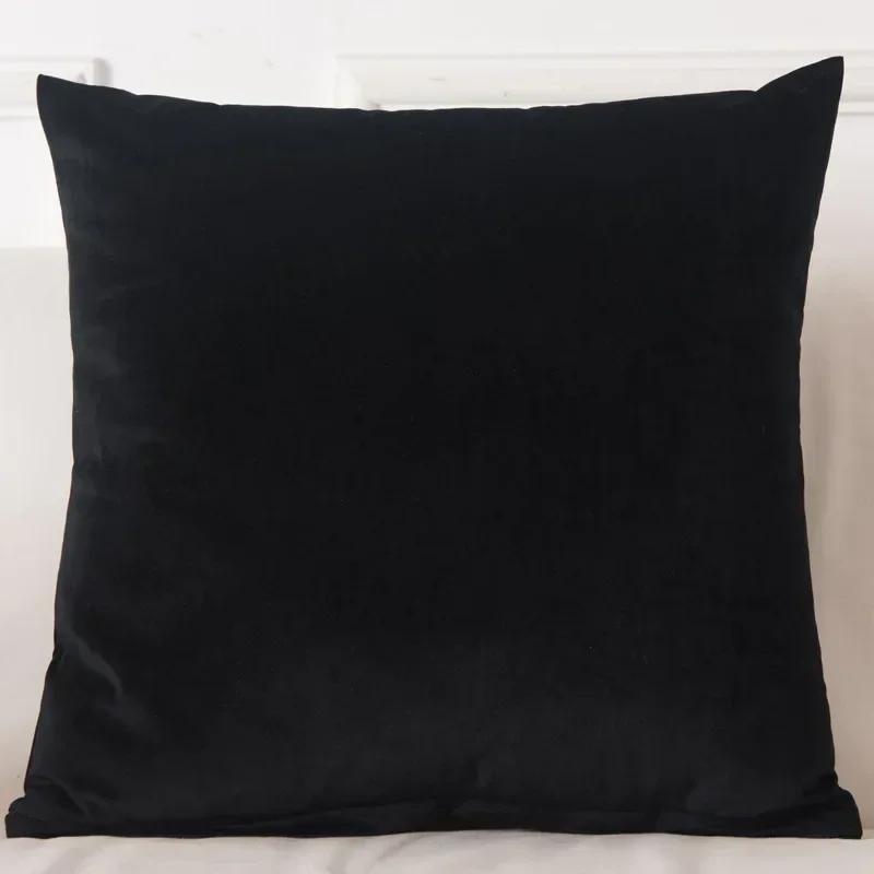 Bedroom Velvet Case Pillow Throw for Sofa Cover Square Pillowcase Cushion Decorative 40x40/45x45/50x50/30x50/55x55/60x60cm
