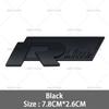 RUNTB1 VW 2026 Hot 3D Metal R Line Logo Rline Car Emblem Badge Sticker Trunk Decals For Volkswagen Polo Passat Sagitar Magotan Jetta Be