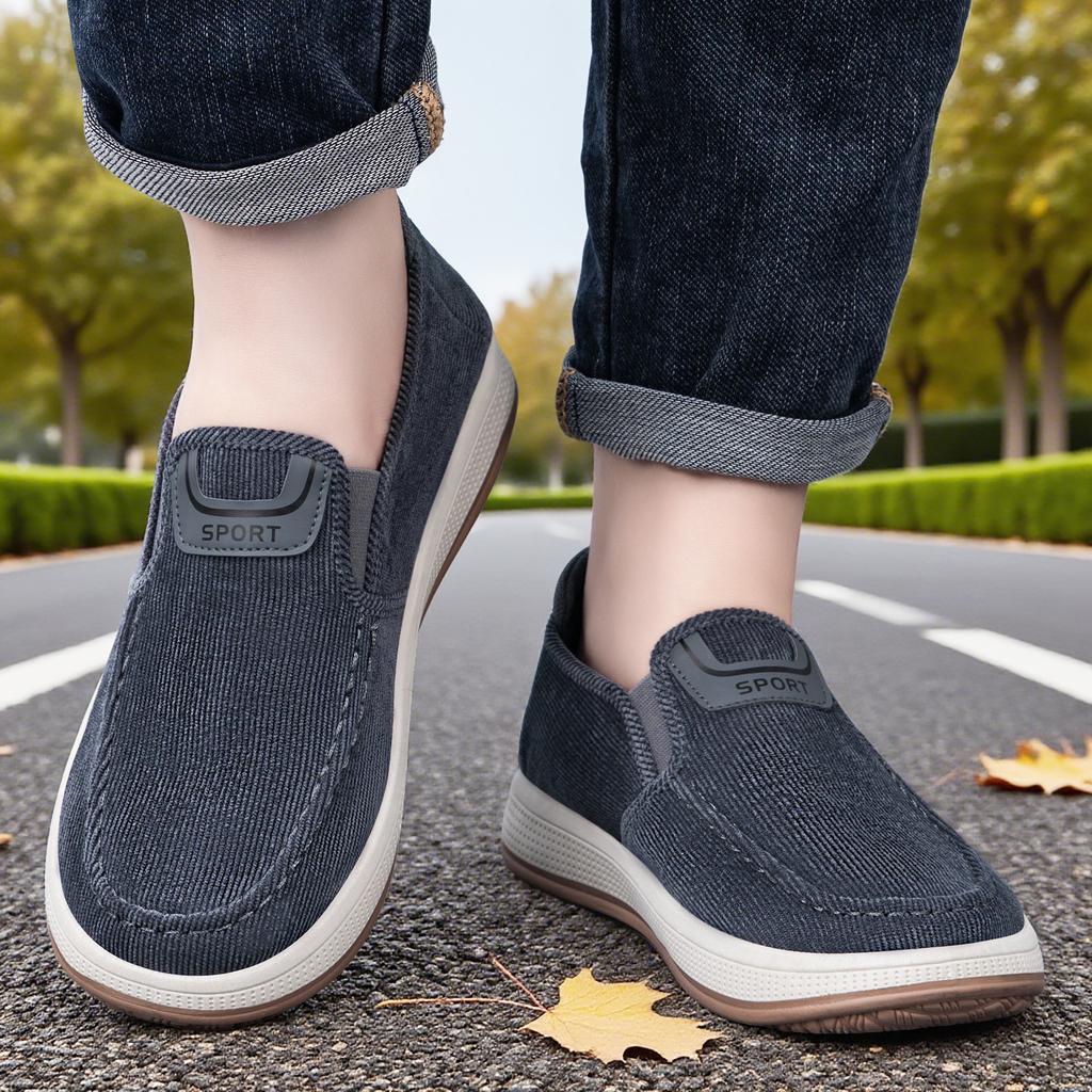 Shoes men's casual shoes lazy shoes versatile single shoes soft-soled fly-woven shoes shallow mouth men's shoes breathable mesh shoes