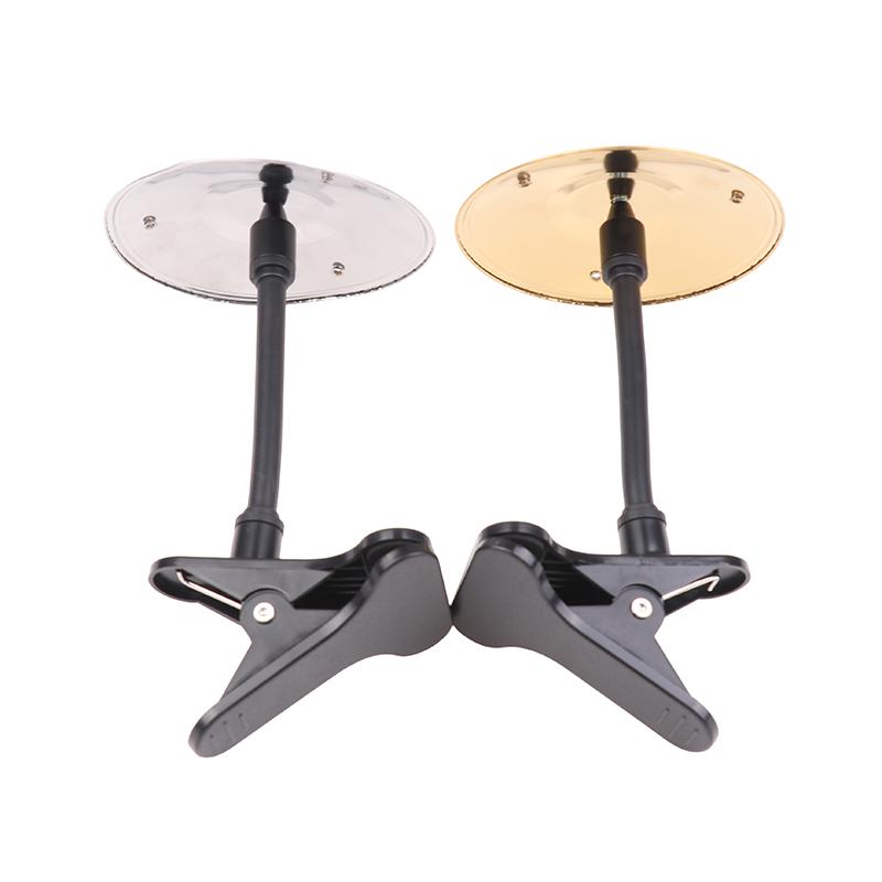 Desktop Crash Cymbal Musical Saucer Car Crash Cymbal Alloy Crash Drums Cymbal Drum Mini Drum Easy To Install Clip-On