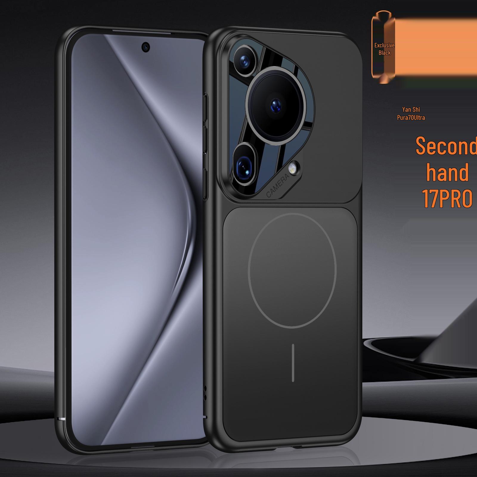 Huawei P70 Ultra Case: Full Lens Coverage, Premium Feel, Built-in Magnetic Suction, Ultra-Thin, Drop-Proof, Frosted Design. P70 Pro/Pro+