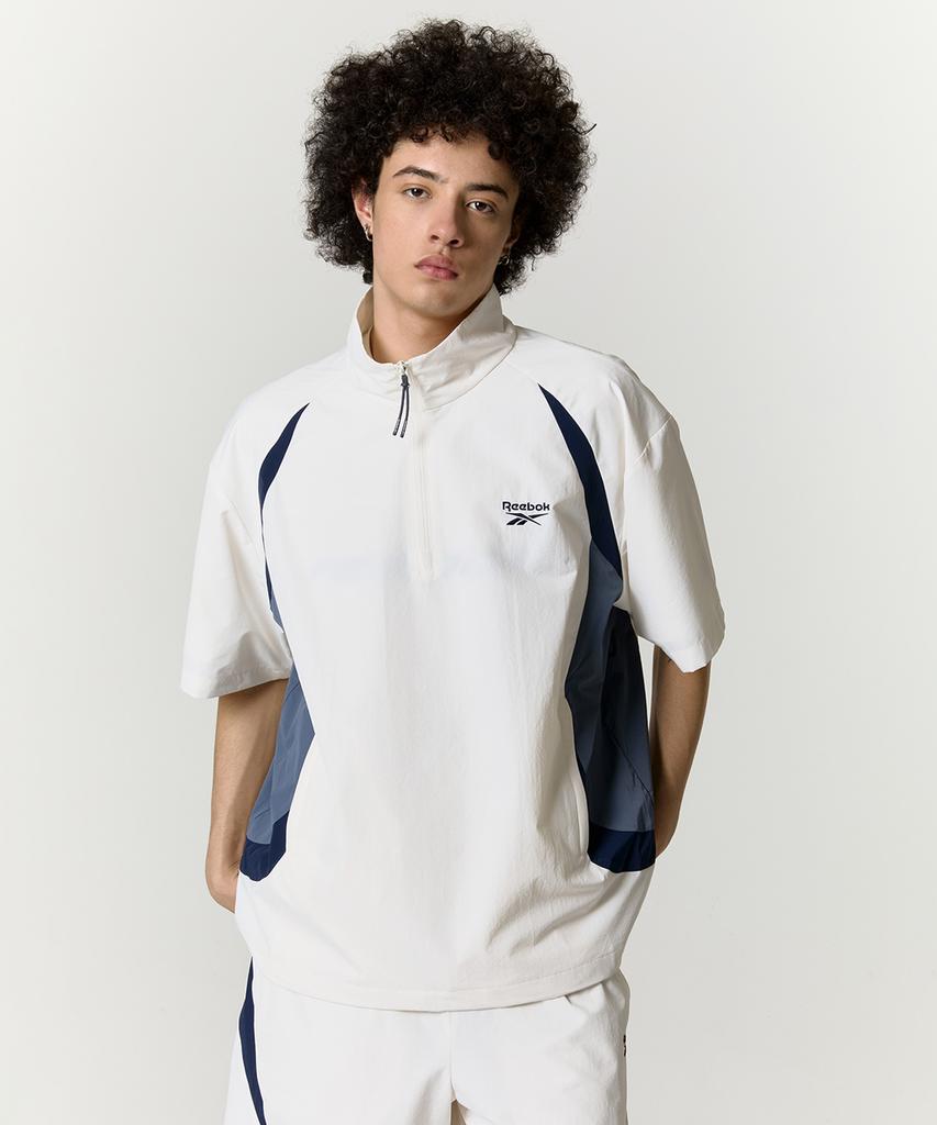Reebok Ellipse Short Sleeve Anorak - White