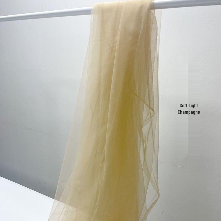 Zitronengelber Gaze-Stoff - Perfekt für Kindergarten-Dekoration & Foto-Hintergründe | Einfarbig Frische Serie