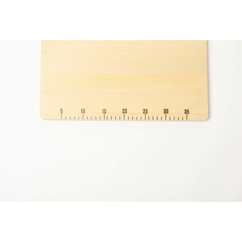 FUCHIBITE Aomori Hiba Cutting Board with Scale